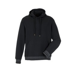 PLANAM Herren Match Hoodie OUTDOOR Kapuze Schwarz