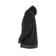 PLANAM Herren Match Kapuzenjacke OUTDOOR Reißverschluss Schwarz