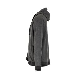 PLANAM Herren Match Kapuzenjacke OUTDOOR Reißverschluss Grau