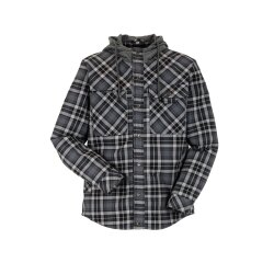 PLANAM Unisex Thermohemd OUTDOOR Kapuze Schiefer/Zink