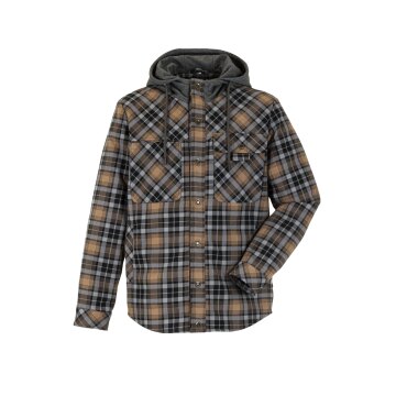 PLANAM Unisex Thermohemd OUTDOOR Kapuze Sand/Zink