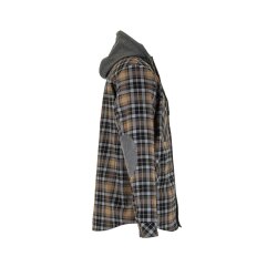 PLANAM Unisex Thermohemd OUTDOOR Kapuze Sand/Zink