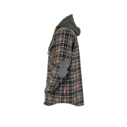 PLANAM Unisex Thermohemd OUTDOOR Kapuze Sand/Zink