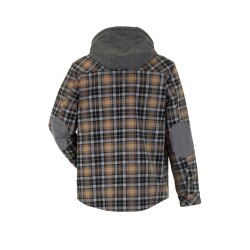PLANAM Unisex Thermohemd OUTDOOR Kapuze Sand/Zink