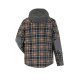 PLANAM Unisex Thermohemd OUTDOOR Kapuze Sand/Zink