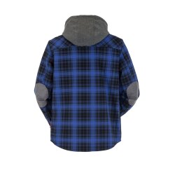 PLANAM Unisex Thermohemd OUTDOOR Kapuze Kornblumenblau/Marine