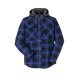 PLANAM Unisex Thermohemd OUTDOOR Kapuze Kornblumenblau/Marine