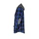 PLANAM Unisex Thermohemd OUTDOOR Kapuze Kornblumenblau/Marine