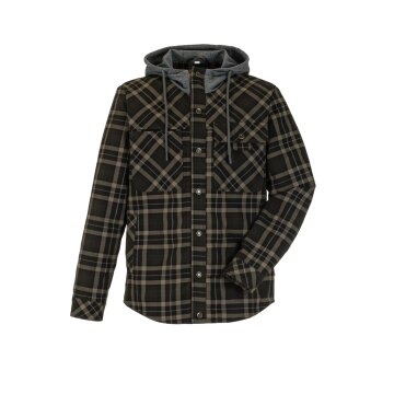 PLANAM Unisex Thermohemd OUTDOOR Kapuze Oliv/Helloliv