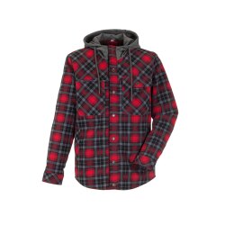 PLANAM Unisex Thermohemd OUTDOOR Kapuze Rot/Schiefer