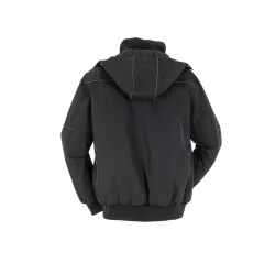 PLANAM Unisex Plane-Blouson OUTDOOR Kapuze Reflex Schwarz