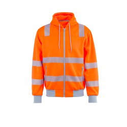PLANAM Unisex Hoody NORIT-WARNSCHUTZ Kapuze Orange/Zink