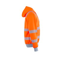 PLANAM Unisex Hoody NORIT-WARNSCHUTZ Kapuze Orange/Zink