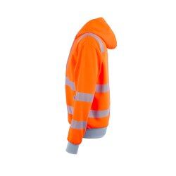 PLANAM Unisex Hoody NORIT-WARNSCHUTZ Kapuze Orange/Zink