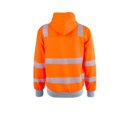 PLANAM Unisex Hoody NORIT-WARNSCHUTZ Kapuze Orange/Zink