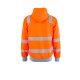 PLANAM Unisex Hoody NORIT-WARNSCHUTZ Kapuze Orange/Zink