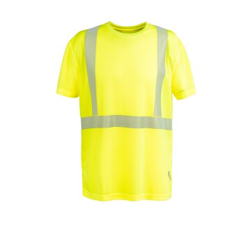 PLANAM Unisex T-Shirt NORIT-WARNSCHUTZ Rundhals Gelb