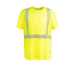 PLANAM Unisex T-Shirt NORIT-WARNSCHUTZ Rundhals Gelb