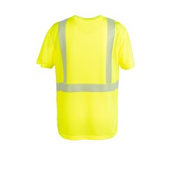 PLANAM Unisex T-Shirt NORIT-WARNSCHUTZ Rundhals Gelb