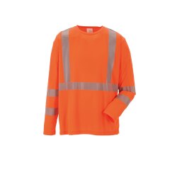 PLANAM Unisex Shirt NORIT-WARNSCHUTZ Rundhals Orange