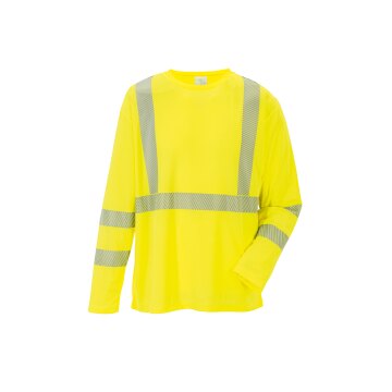 PLANAM Unisex Shirt NORIT-WARNSCHUTZ Rundhals Gelb