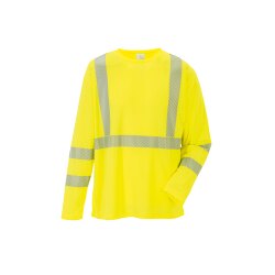 PLANAM Unisex Shirt NORIT-WARNSCHUTZ Rundhals Gelb