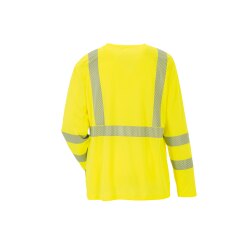 PLANAM Unisex Shirt NORIT-WARNSCHUTZ Rundhals Gelb