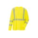 PLANAM Unisex Shirt NORIT-WARNSCHUTZ Rundhals Gelb