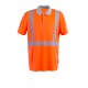 PLANAM Unisex Poloshirt NORIT-WARNSCHUTZ Kragen Orange/Zink