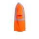 PLANAM Unisex Poloshirt NORIT-WARNSCHUTZ Kragen Orange/Zink