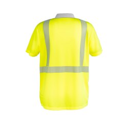 PLANAM Unisex Poloshirt NORIT-WARNSCHUTZ Kragen Gelb/Zink
