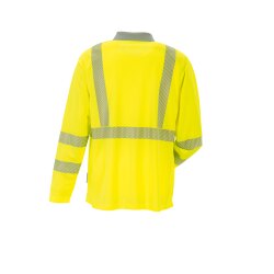 PLANAM Unisex Poloshirt NORIT-WARNSCHUTZ Langarm Gelb/Zink