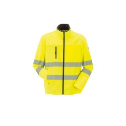 PLANAM Herren Pure Softshelljacke NORIT-WARNSCHUTZ Gelb