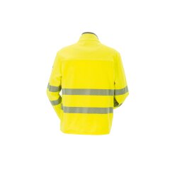 PLANAM Herren Pure Softshelljacke NORIT-WARNSCHUTZ Gelb