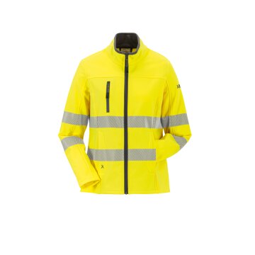 PLANAM Damen Pure Softshelljacke NORIT-WARNSCHUTZ Gelb