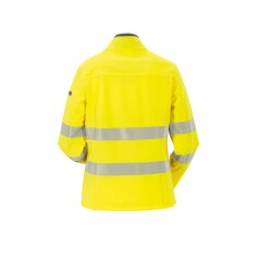 PLANAM Damen Pure Softshelljacke NORIT-WARNSCHUTZ Gelb