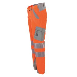 PLANAM Herren Bundhose NORIT-WARNSCHUTZ Orange/Zink