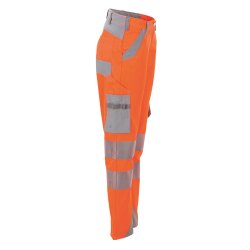PLANAM Damen Bundhose NORIT-WARNSCHUTZ Orange/Zink