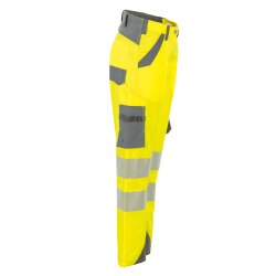 PLANAM Damen Bundhose NORIT-WARNSCHUTZ Gelb/Zink