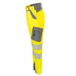 PLANAM Damen Bundhose NORIT-WARNSCHUTZ Gelb/Zink