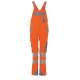 PLANAM Damen Latzhose NORIT-WARNSCHUTZ Orange/Zink
