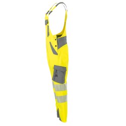 PLANAM Damen Latzhose NORIT-WARNSCHUTZ Gelb/Zink