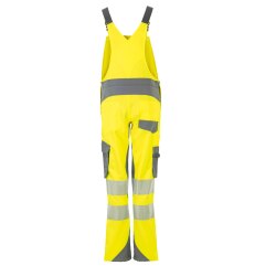 PLANAM Damen Latzhose NORIT-WARNSCHUTZ Gelb/Zink