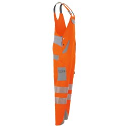 PLANAM Herren Latzhose NORIT-WARNSCHUTZ Orange/Zink