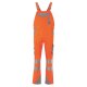 PLANAM Herren Latzhose NORIT-WARNSCHUTZ Orange/Zink