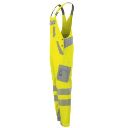 PLANAM Herren Latzhose NORIT-WARNSCHUTZ Gelb/Zink