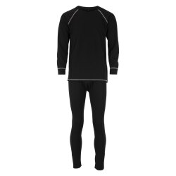 PLANAM Herren Set-Light FUNKTIONSUNTERWÄSCHE Schwarz