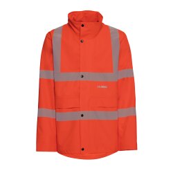 PLANAM Herren Regenjacke rECOflexy Reflexband Orange