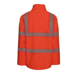 PLANAM Herren Regenjacke rECOflexy Reflexband Orange