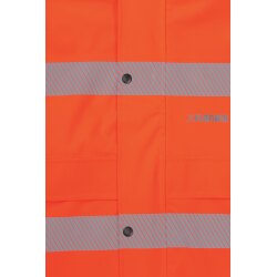 PLANAM Herren Regenjacke rECOflexy Reflexband Orange